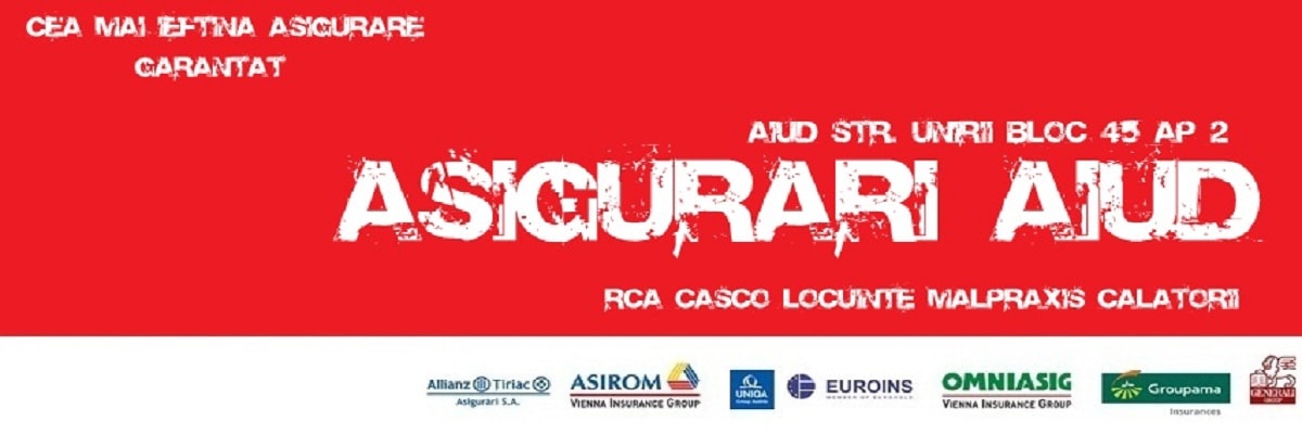 Birou de asigurari RCA, casco si locuinte Aiud